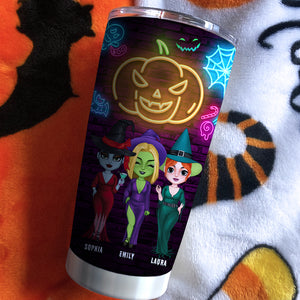 Personalized Witch Sisters Tumbler - Halloween Gift For Sister, Friends Until We Die - Tumbler Cup - GoDuckee