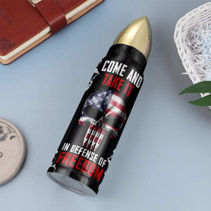 Come And Take It In Defense Of Freedom, Amendment Bullet Tumbler, Gift for Veteran - Water Bottles - GoDuckee