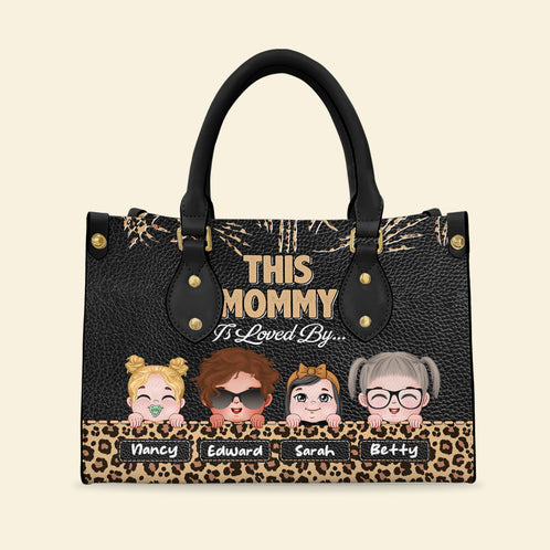 Family Love, Children Leather Bag Gift 03OHDT100223HH - Leather Bag - GoDuckee