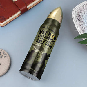Vet Bod Like Dad Bod But With More Knee Pain, Personalized Bullet Tumbler, Military Gifts for Dads - Water Bottles - GoDuckee