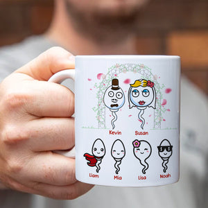 Who Would Have Thought Something So Orgasmic, Orgasmic Couple White Mug - Coffee Mug - GoDuckee