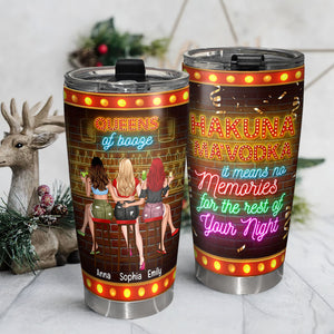 Bar Girl Vodka Memories For The Rest Of Night, Besties Personalized Tumbler - Tumbler Cup - GoDuckee