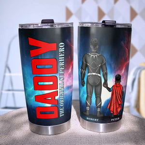 The Original Super Daddy, Personalized Tumbler Cup, Gift For Dad - Tumbler Cup - GoDuckee