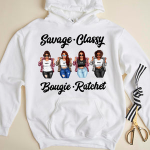 Golden Girls Friend Savage Classy Bougie Ratchet - Personalized Shirt - Shirts - GoDuckee