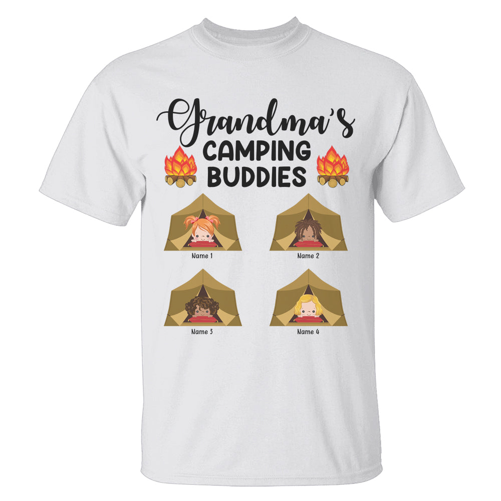 Personalized Camping Grandma Shirt - Camping buddies, Custom Kids - Shirts - GoDuckee