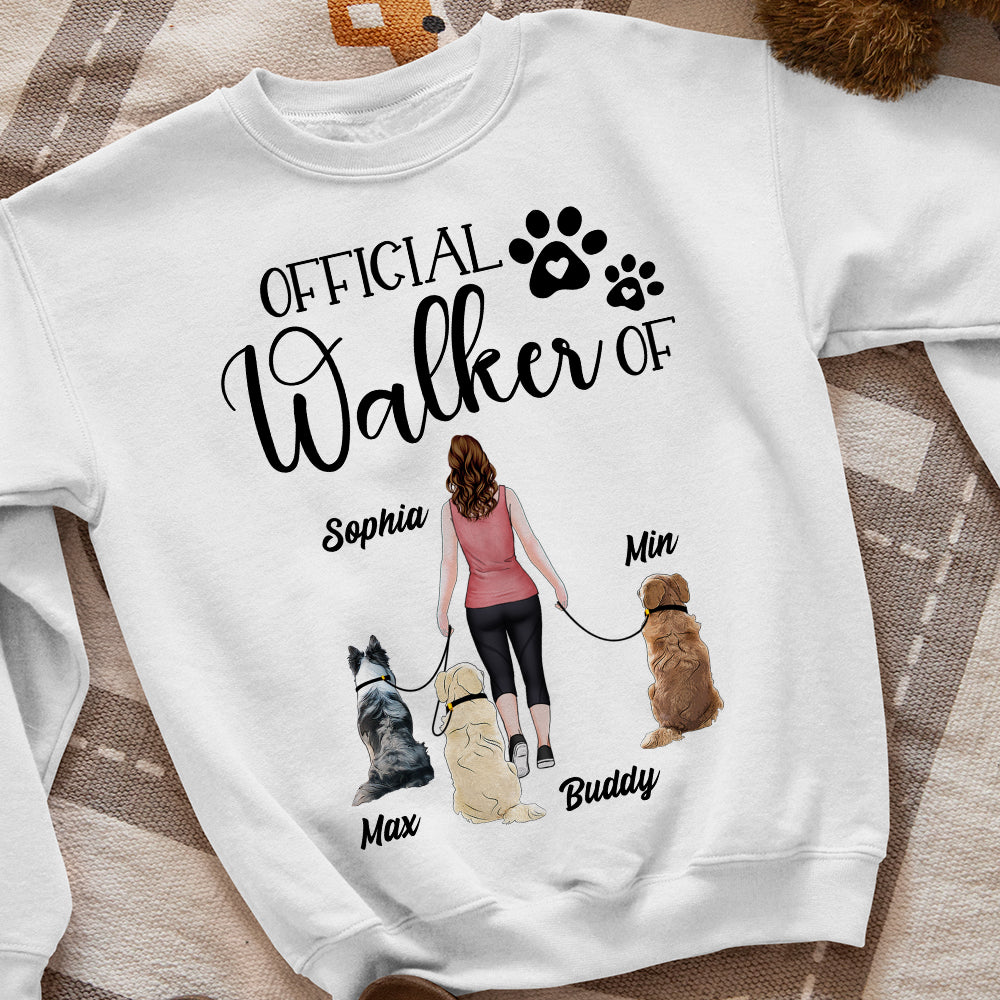 Official Walker Of Pets T-shirt Hoodie Sweatshirt - Shirts - GoDuckee