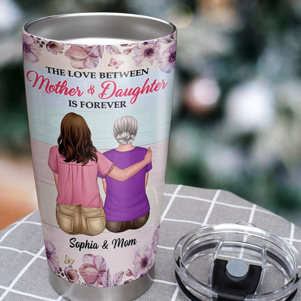 Mother's Day - Mother's Day Tumbler Mom And Son Tumbler Mother And Son  Forever Linked Together Tumbler