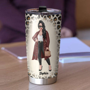 Minding My Own Small Business, Personalized Boss Tumbler for Girls - Tumbler Cup - GoDuckee