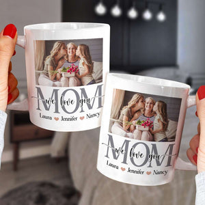 I Love You, Mom, Personalized Mug, Gift For Mother's Day - Coffee Mug - GoDuckee