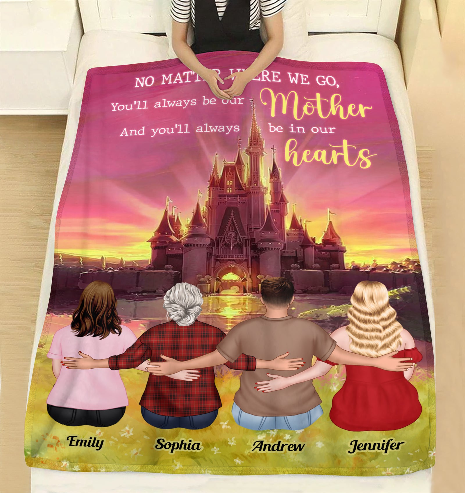 Mother & Children 04DNDT120423TM Personalized Blanket Gift - Blanket - GoDuckee