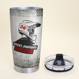 Personalized Motocross Tumbler Cup - Tears of The People I Beat - Gift for Motocross Riders - Tumbler Cup - GoDuckee