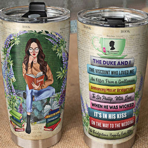 Book Bridgertons Series - Personalized Tumbler - Gift for Fans - Tumbler Cup - GoDuckee