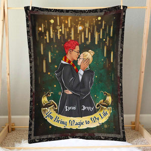 You Bring Magic To My Life Personalized Blanket, Gift For Couple - Blanket - GoDuckee