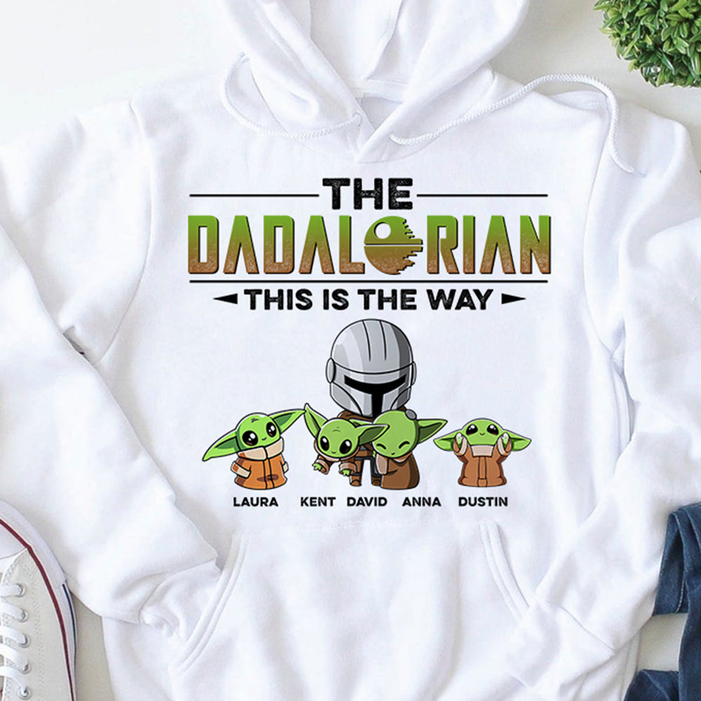 Dad This Is The Way, Personalized Shirts, Father's Day Gifts for Dads, Grandpas - Shirts - GoDuckee