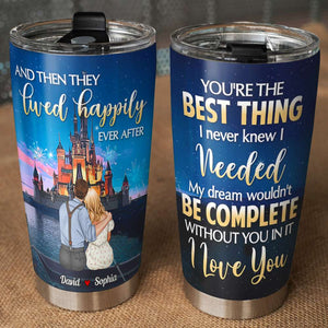 Personalized Tumbler- And Then They Live Happily- Couple Gift-3bhdt280223 - Tumbler Cup - GoDuckee