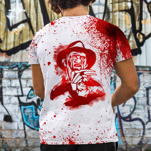 Blood Splatter Shirt - Whatever You Do Don't Fall Asleep - AOP Products - GoDuckee