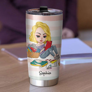 Sometimes I Get Sad But I Have A Giant Craft Stash, Personalized Tumbler, Gift for Craft Lovers - Tumbler Cup - GoDuckee