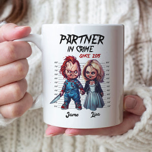 Partner in Crime, Till Murder Couple Do Us Part, Personalized Mug, Couple Gift - Coffee Mug - GoDuckee