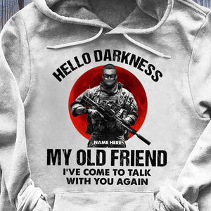 Veteran Hello Darkness My Old Friend Custom Shirts - Shirts - GoDuckee