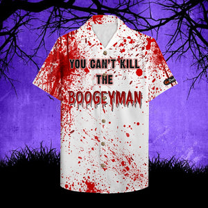 Blood Splatter Hawaiian Shirt - You Can't Kill The Boogeyman - Hawaiian Shirts - GoDuckee