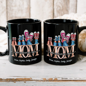 I Love You, Mom, Gift For Mom, Personalized Mug, Shoes Mug, Mother's Day Gift - Coffee Mug - GoDuckee