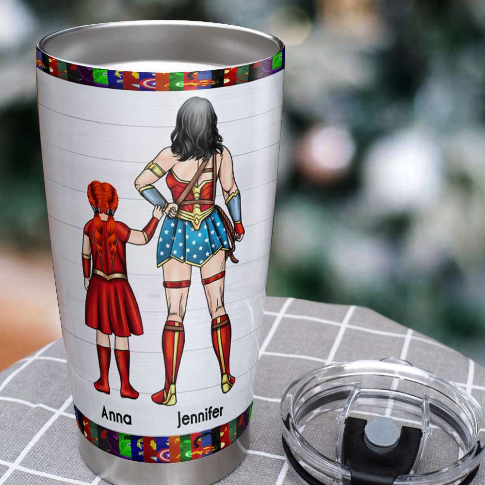 Super Mom, You're My Hero - Personalize Coffee Mug - GoDuckee