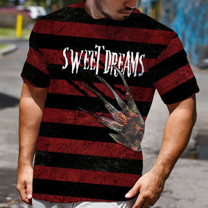 Sweet Dreams All Over Print Products - Freddy Krueger Sweater Pattern - AOP Products - GoDuckee
