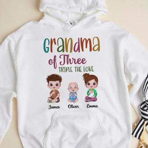 Grandma Of The Love, Personalized Shirt, Gift For Grandma - Shirts - GoDuckee