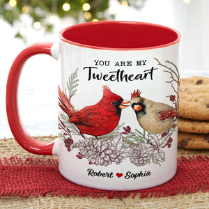 You're My Tweetheart Personalized Bird Couple Mug, Gift For Couple - Coffee Mug - GoDuckee