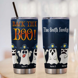 Personalized Police Family Tumbler - Back The Boo - Tumbler Cup - GoDuckee