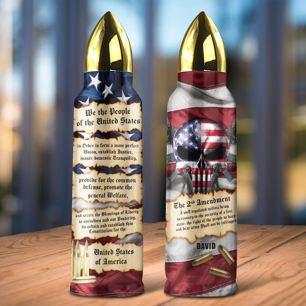 We the people, Military bullet tumbler, bullet tumbler 32 oz, bullet t –  Southern Scented Gifts