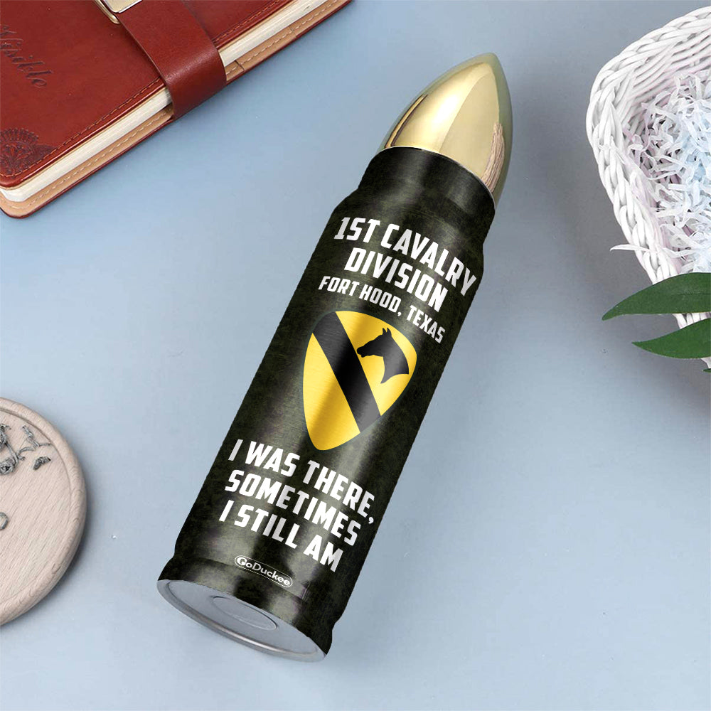 Personalized Veteran Bullet Tumbler - I Was There, Sometimes I Still Am - Water Bottles - GoDuckee