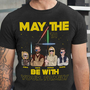 May The 4th Be With Your Family, Personalized Family Matching Shirt, Gifts for Family - Shirts - GoDuckee