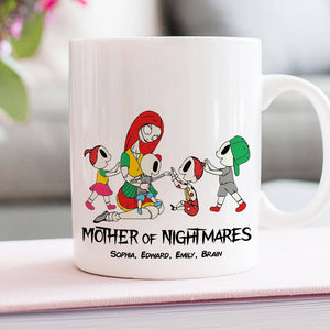 Father And Children 02QHDT230323 Personalized Black Coffee Mug - Coffee Mug - GoDuckee