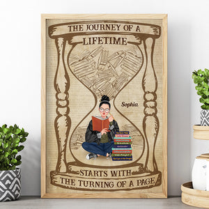 The Journey Of A Lifetime, Girl Book Lover Canvas Poster, 03BHDT130223TM - Poster & Canvas - GoDuckee