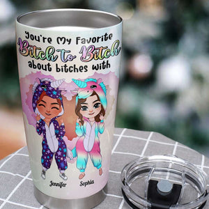 Personalized Unicorn Besties Tumbler, Funny Gift For Best Friend - Tumbler Cup - GoDuckee