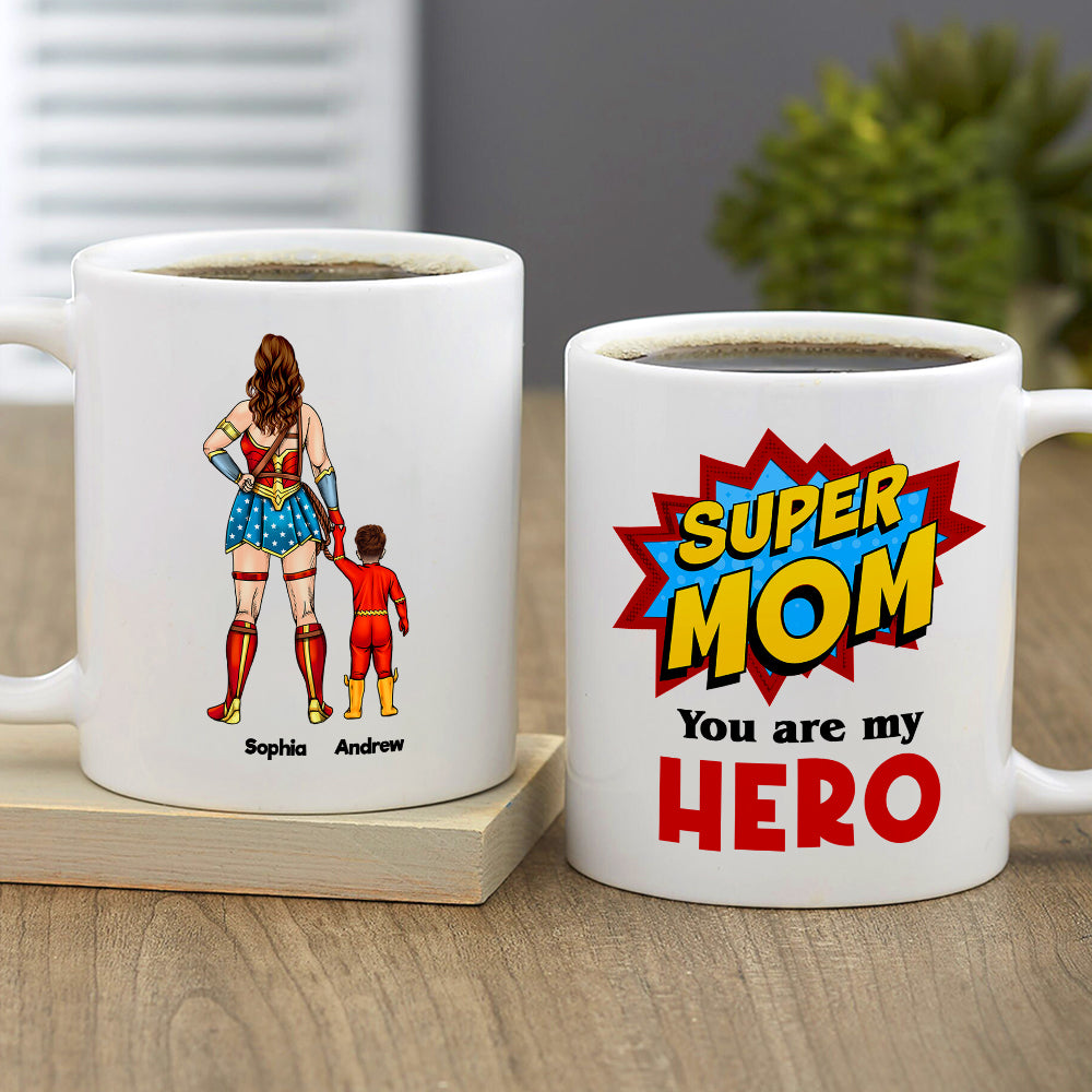 Superhero Mom DR-WHM-03dnqn180323tm Personalized Coffee Mug - GoDuckee