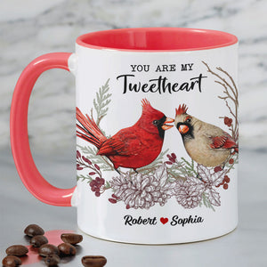 You're My Tweetheart Personalized Bird Couple Mug, Gift For Couple - Coffee Mug - GoDuckee