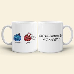 Table Top Game Dice Couple Personalized White Mug Gift - Coffee Mug - GoDuckee
