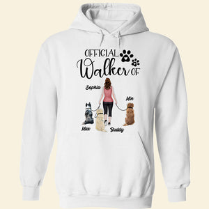 Official Walker Of Pets T-shirt Hoodie Sweatshirt - Shirts - GoDuckee
