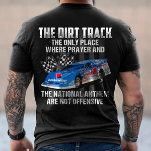 The Only Place Where Prayer and The National Anthem Are Not Offensive, Personalized Shirt, Gifts for Racing Lovers - Shirts - GoDuckee
