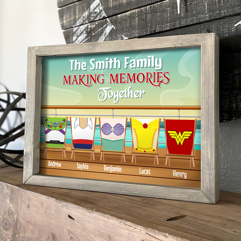 Cruising Family Making Memories Personalized Canvas Print - Poster & Canvas - GoDuckee