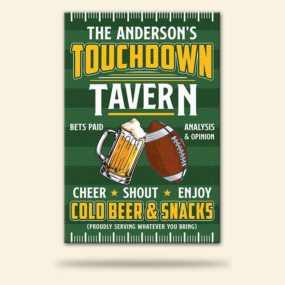 American Football Poster - Cheer Shout Enjoy - Beer Lovers - Poster & Canvas - GoDuckee
