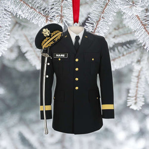 Army Uniform with Different Styles - Personalized Christmas Ornament - Ornament - GoDuckee