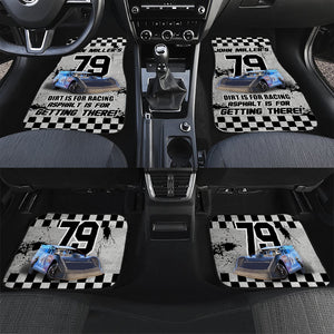 Dirt Is For Racing Asphalt Is For Getting There Personalized Dirt Track Racing Car Mats, Gift For Racer - Doormat - GoDuckee