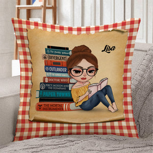 Books Are For People Who Wish To Be Somewhere Personalized Pillow - Pillow - GoDuckee
