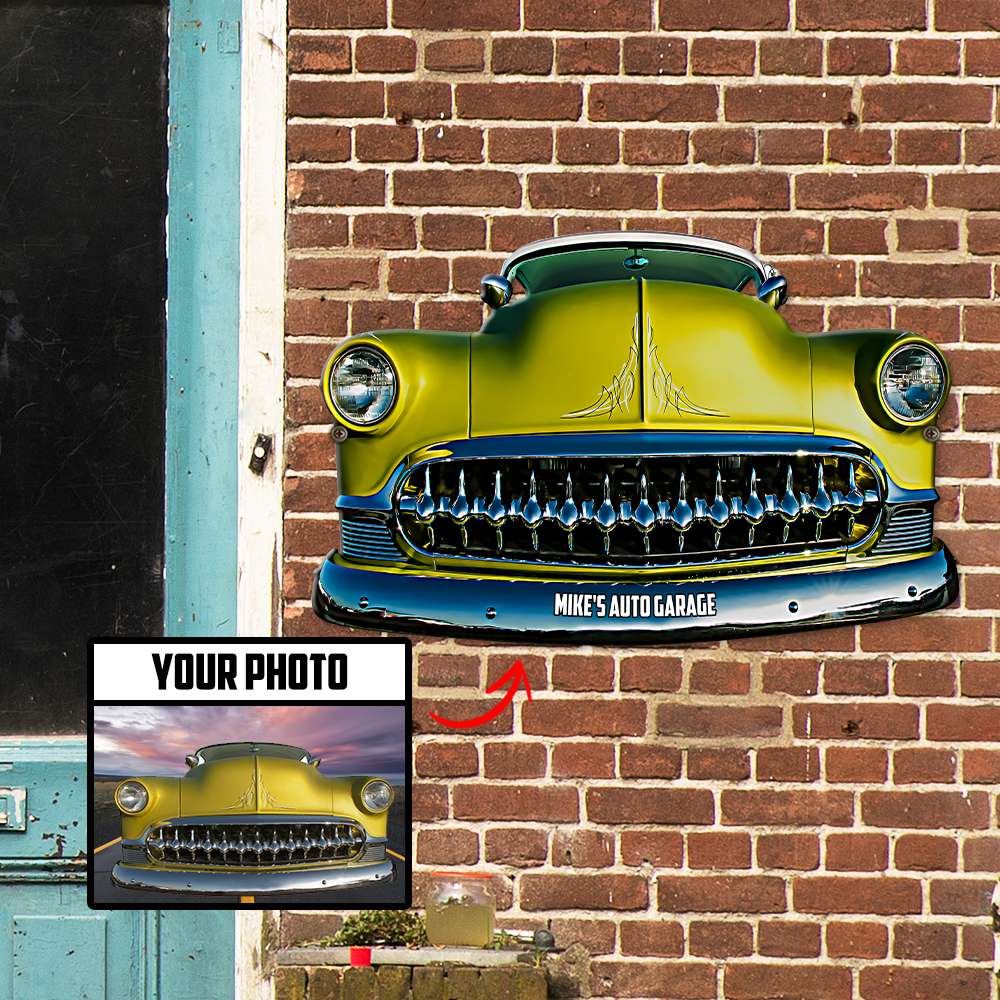 Personalized Muscle Car Cut Metal Sign Type Of Muscle Car - Metal Wall Art - GoDuckee