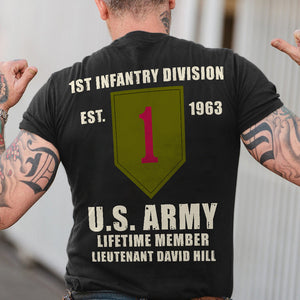 Military Lifetime Member - Personalized Shirts - Custom Military Unit - Shirts - GoDuckee