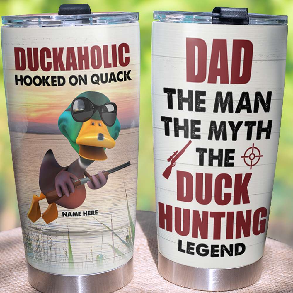 Hyturtle Personalized Stainless Steel Tumblers 20Oz, 30Oz With  Lid - Mallard Duck Hunting Camo Tumbler Cup with Lid, Double Wall Vacuum  Thermos Insulated, Gifts For Women, Men, Christmas, Birthday: Tumblers