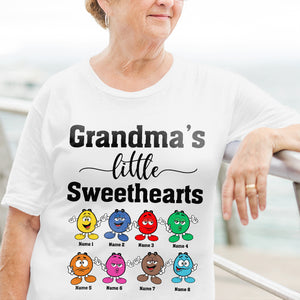 Personalized Grandma's Little Sweethearts Shirts - Custom Candy - Shirts - GoDuckee